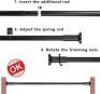 Tension Curtain Rod - Thumbnail 1