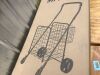 Adjustable Folding Utility Cart with Double Baskets - Thumbnail 2