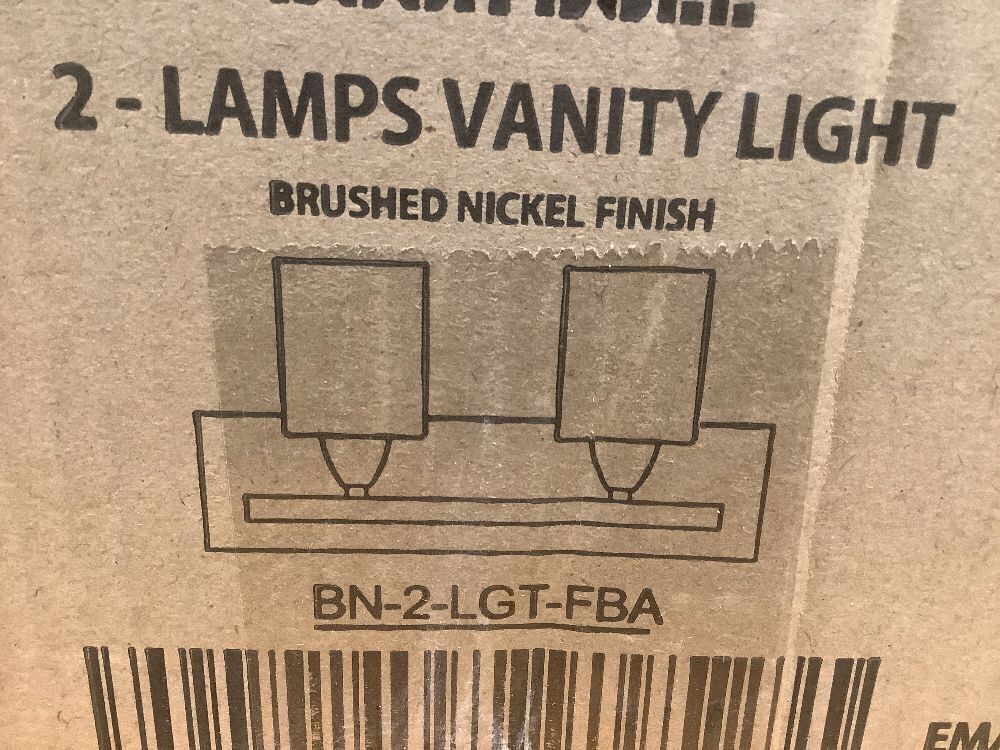 2-Lamp Vanity Light - Image 5 - Lot 4252