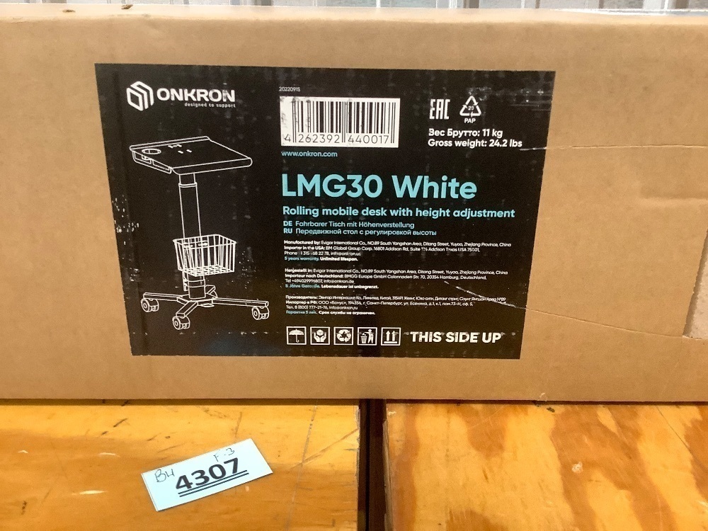 ONKRON Mobile Laptop Cart - Image 2 - Lot 4307