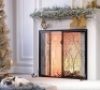 Kingson 2 panel fireplace screen with doors - Thumbnail 1