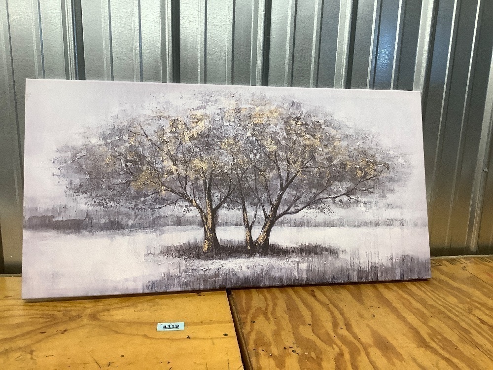 Yuaxker Tree Wall Art Grey and Gold - Image 2 - Lot 4319