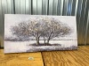 Yuaxker Tree Wall Art Grey and Gold - Thumbnail 2