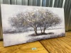 Yuaxker Tree Wall Art Grey and Gold - Thumbnail 3