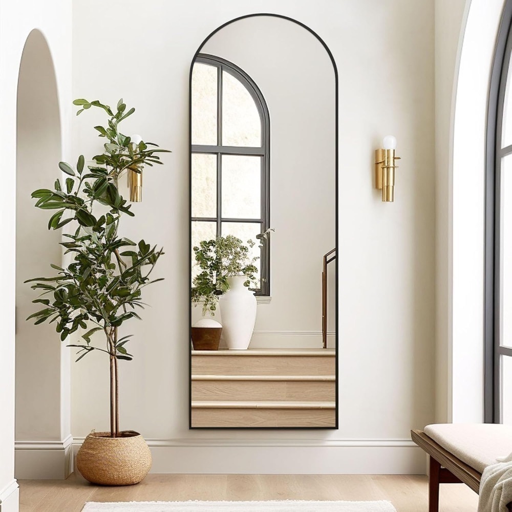 Arch Full Length Mirror 147 x 44 cm Large gold - Image 1 - Lot 4321