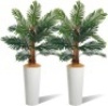 KOL 6FT 2-Pack Artificial Palm Tree - Thumbnail 1