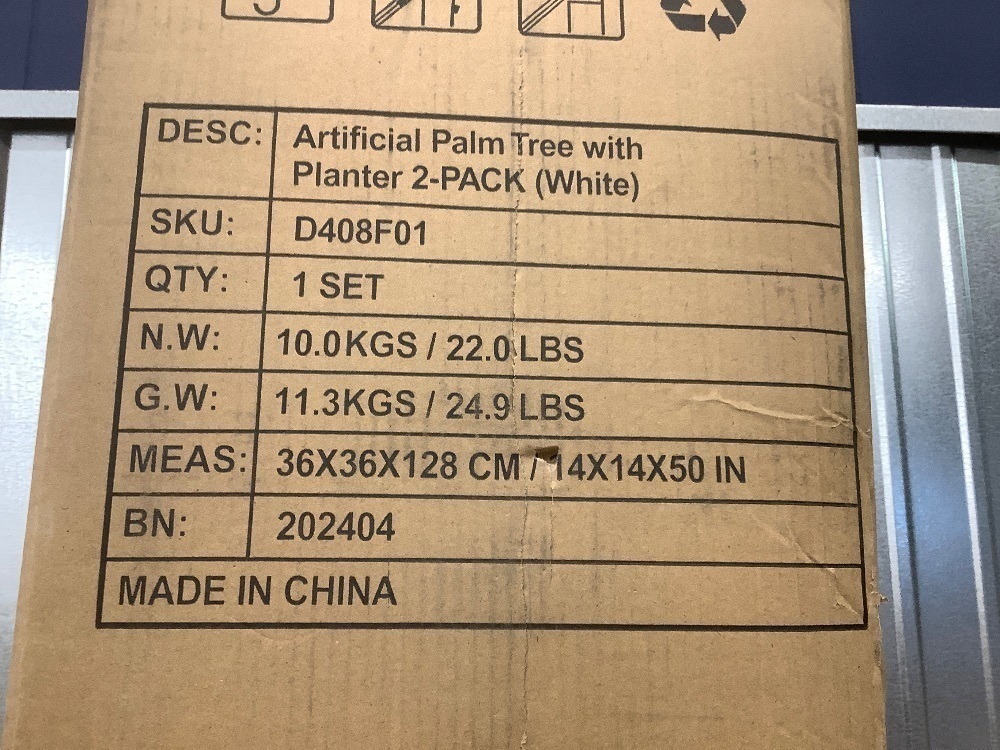KOL 6FT 2-Pack Artificial Palm Tree - Image 3 - Lot 4333