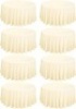 fani 8 Pack 120 Inch Round Tablecloth, Beige Polyester Fabric Table Cloth for Round Table - Thumbnail 1