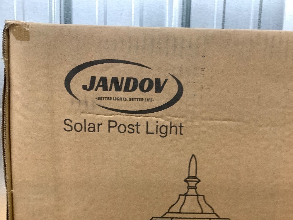 Jandov solar post light - Image 2 - Lot 4345