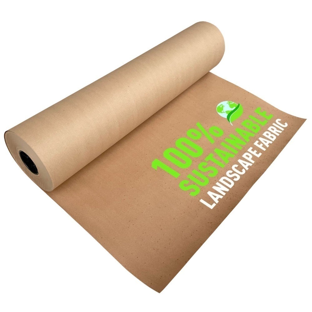 Paper weed barrier 3x50ft - Image 1 - Lot 4348