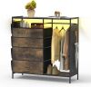5-Drawer Wardrobe Dresser for Bedroom - Thumbnail 1
