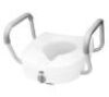 EZ Lock 5 Inch Raised Toilet Seat Padded Arms - Thumbnail 1
