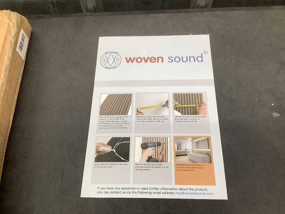 Woven Sound Wood Panels for Wall Sound Proof Fluted Design - Image 2 - Lot 4365