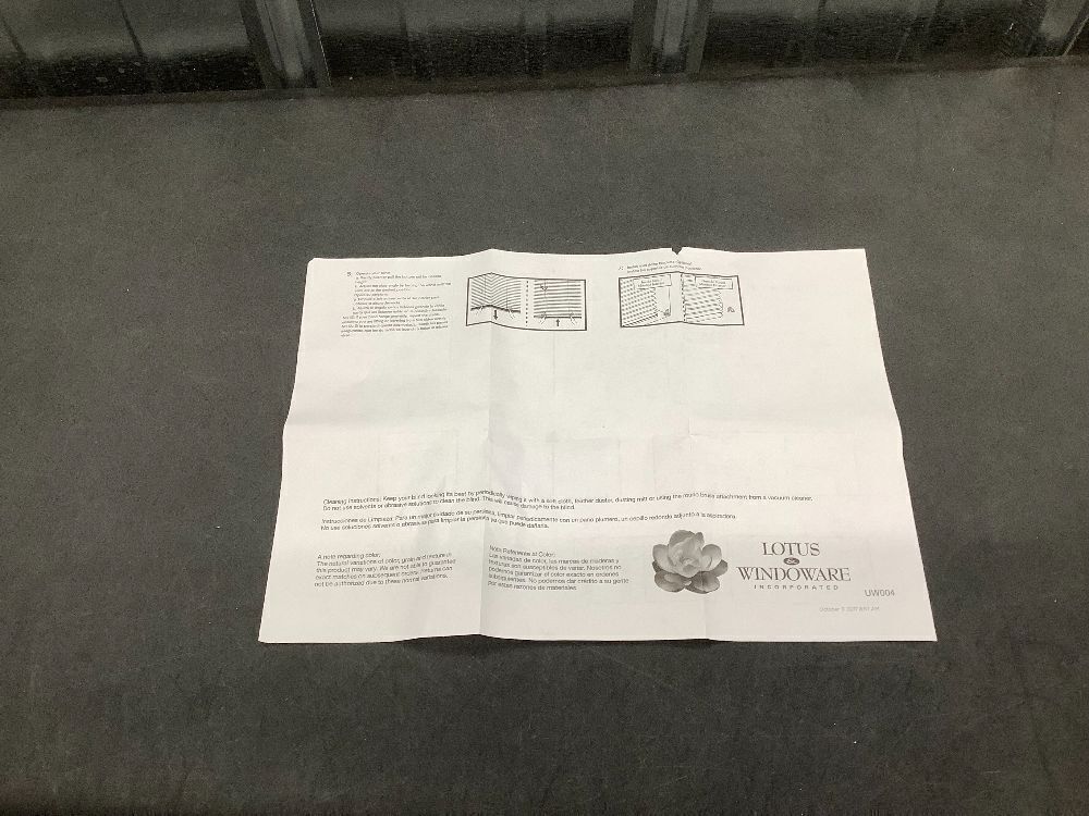 LOTUS & WINDOWARE Cordless Mini Blind, 1" Vinyl Slats - Image 3 - Lot 4372