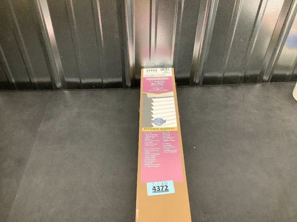 LOTUS & WINDOWARE Cordless Mini Blind, 1" Vinyl Slats - Image 5 - Lot 4372