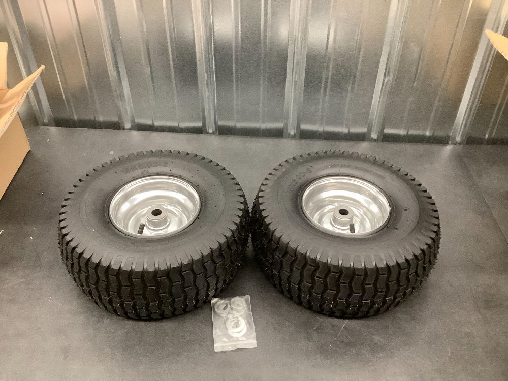 MZREXN Lawn Mower Tires and Wheel Assembly - Image 3 - Lot 4379