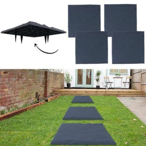 4Pcs Large Stepping Stones Outdoor Garden Walkway - Lot 4383