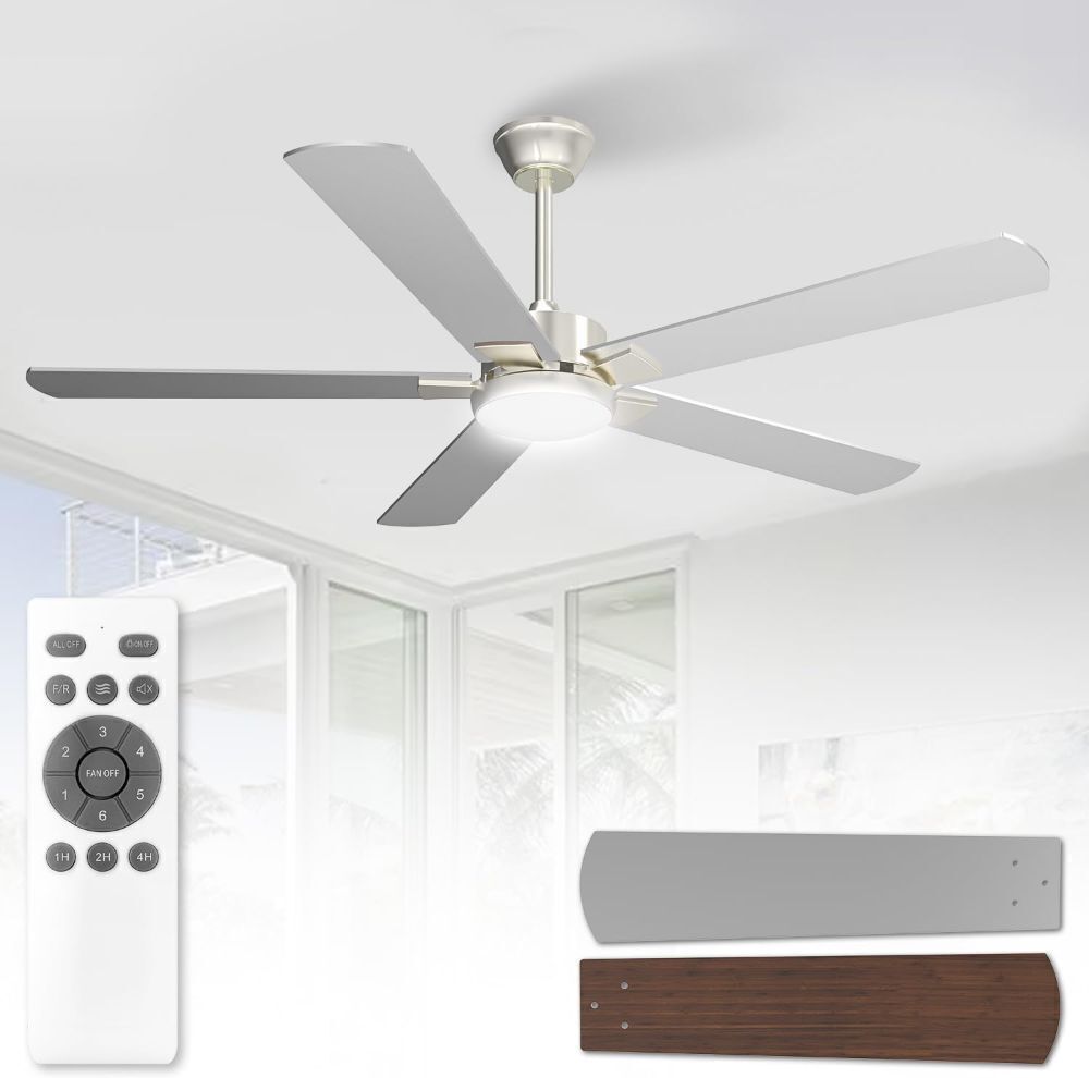 52 Inch Ceiling Fan with Light and Remote - Image 1 - Lot 4385