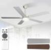 52 Inch Ceiling Fan with Light and Remote - Thumbnail 1