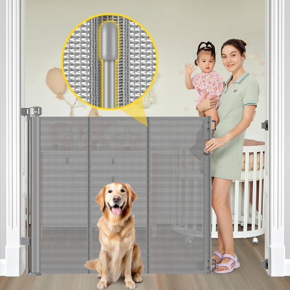 Reinforced 42” Extra Tall Pet Gate for Doorways - Image 1 - Lot 4389