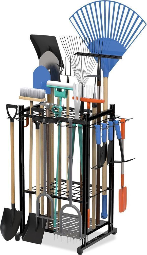 Garden Tool Organizer with Storage Hooks - Image 1 - Lot 4390