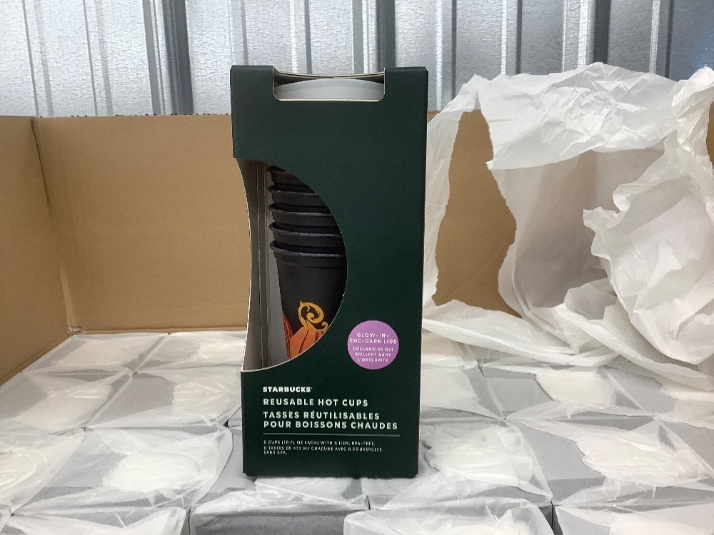 Starbucks Reusable Cup Collection 24 Packs Of 6 W/Lids - Image 2 - Lot 4399