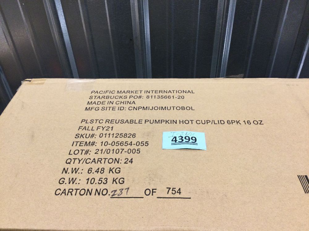 Starbucks Reusable Cup Collection 24 Packs Of 6 W/Lids - Image 8 - Lot 4399