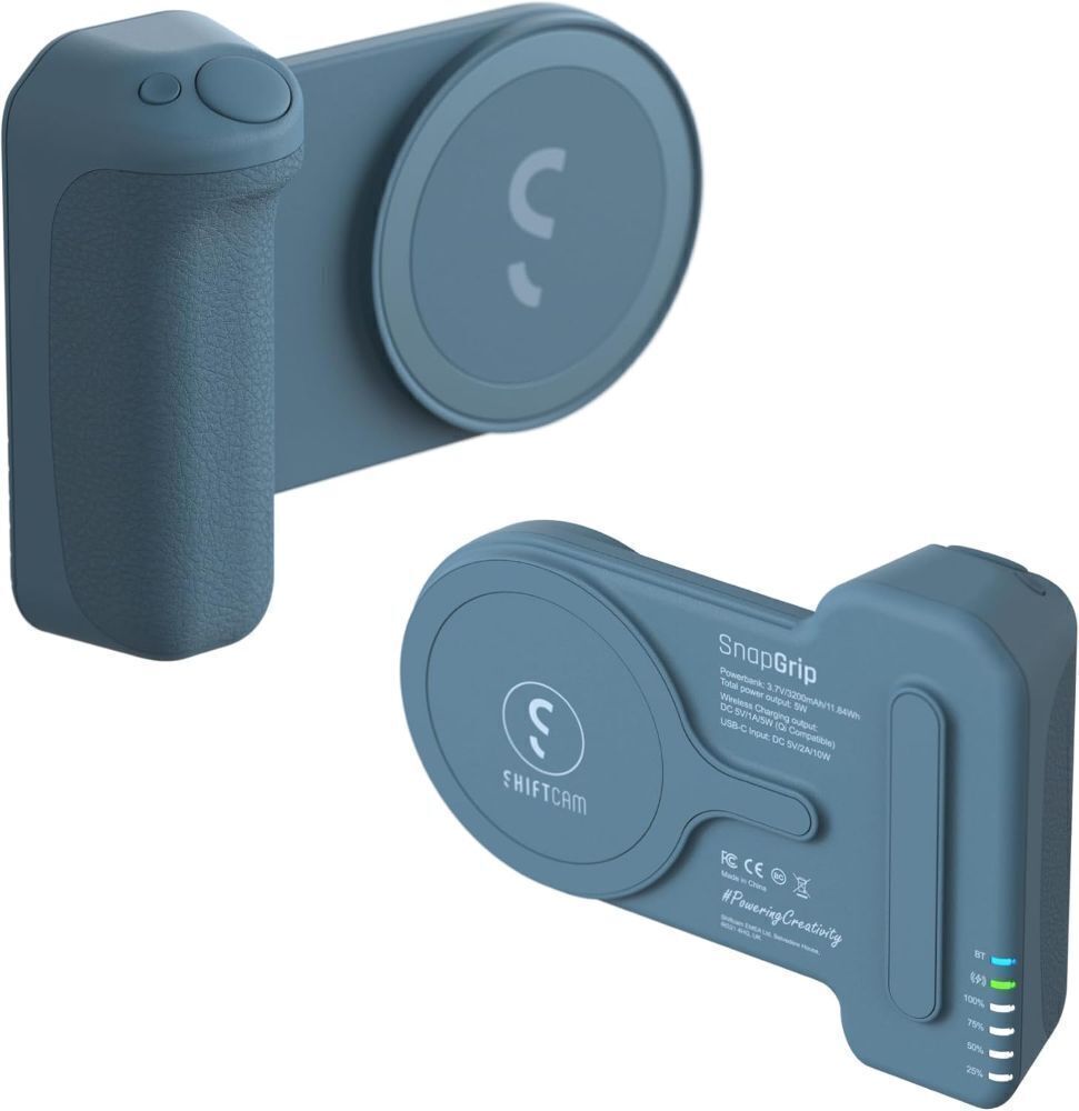 ShiftCam SnapGrip - Mobile Phone Camera Grip with Wireless Shutter Button - Image 1 - Lot 4412