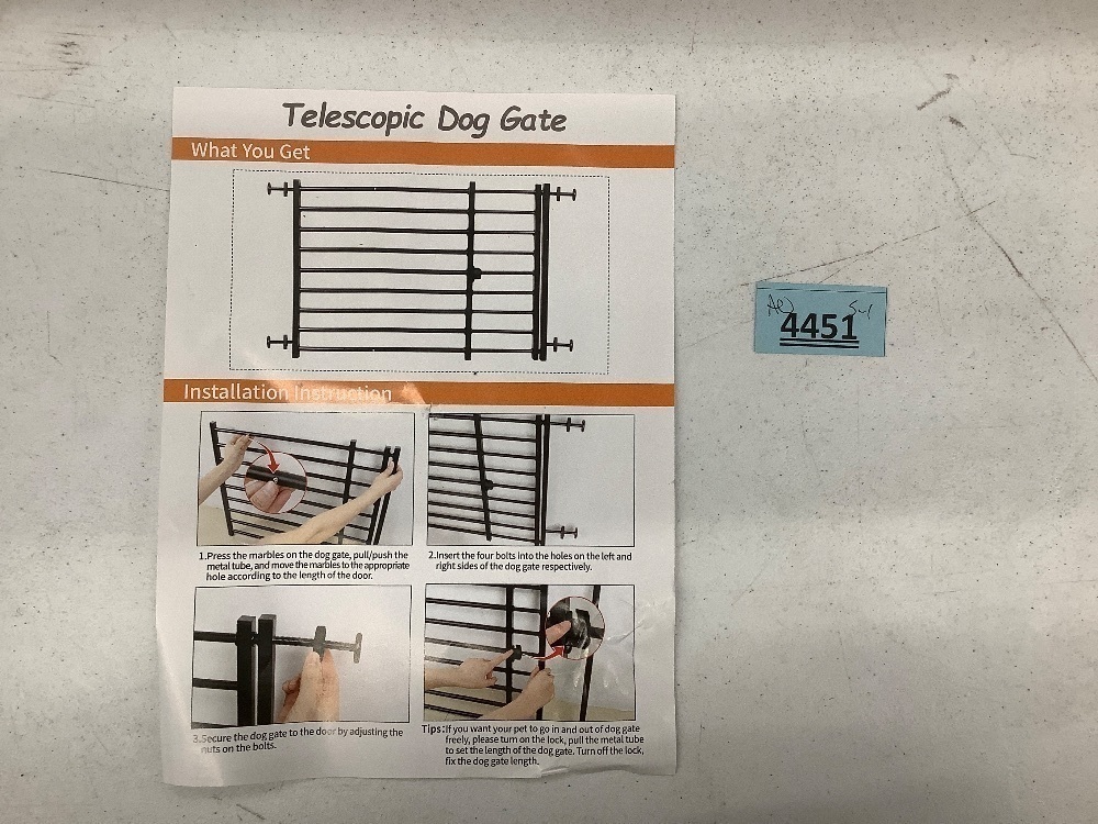 Malier Indoor Dog Gate - Image 3 - Lot 4451