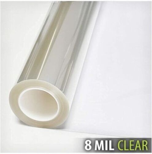 Window Film Security and Safety 8 Mil Clear - Lot 4460