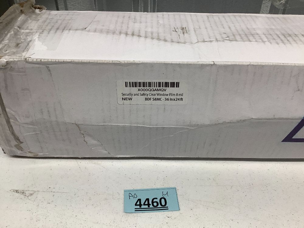 Window Film Security and Safety 8 Mil Clear - Image 5 - Lot 4460