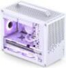 JONSBO/JONSPLUS Z20 White Micro-ATX Mini Tower Pc Case,with Detachable Carrying Handle, Mini Size, High-Performance Hardware Compatible, Support 240AIO, H160mm Cooler - Thumbnail 1