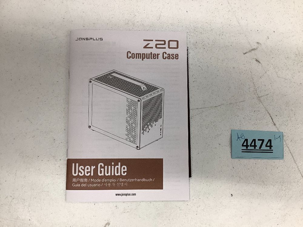 JONSBO/JONSPLUS Z20 White Micro-ATX Mini Tower Pc Case,with Detachable Carrying Handle, Mini Size, High-Performance Hardware Compatible, Support 240AIO, H160mm Cooler - Image 2 - Lot 4474