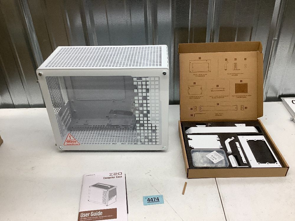 JONSBO/JONSPLUS Z20 White Micro-ATX Mini Tower Pc Case,with Detachable Carrying Handle, Mini Size, High-Performance Hardware Compatible, Support 240AIO, H160mm Cooler - Image 3 - Lot 4474