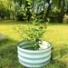 snugniture 3 pcs 2x2x1ft round galvanized raised garden bed kit - Thumbnail 2