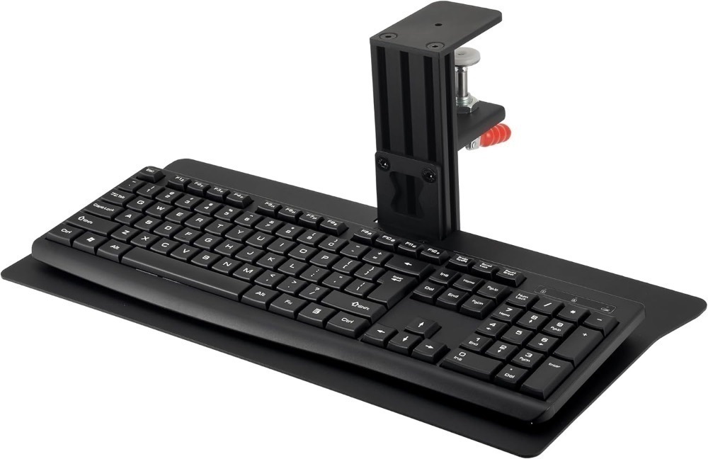 VTUIFBT metal clamp-on adjustable computer keyboard tray - Image 1 - Lot 4564