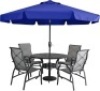 MASTERCANOPY patio umbrella 9ft -blue - Thumbnail 1