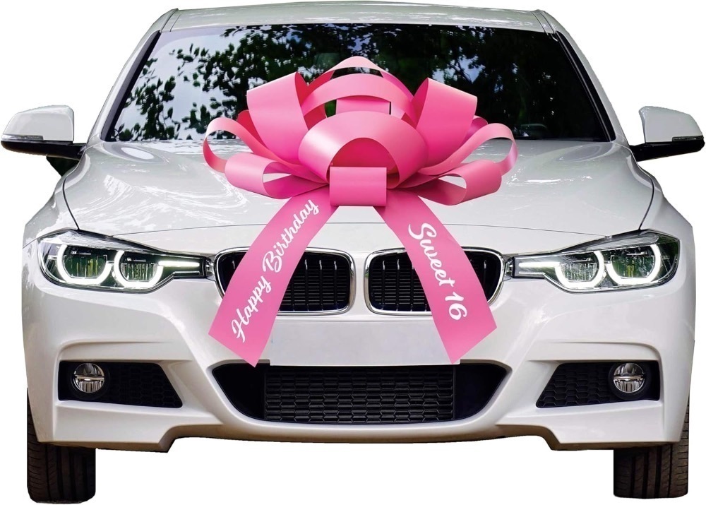 Carbowz, Big car bow, sweet 16 - pink - Image 1 - Lot 4576