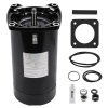 1 HP Black Submersible Steel & Copper Pool Pump Motor Kit 230/115V Replacement for Hayward Super Pump SP2607X10/A.O. Smith Electric Motor - Thumbnail 1