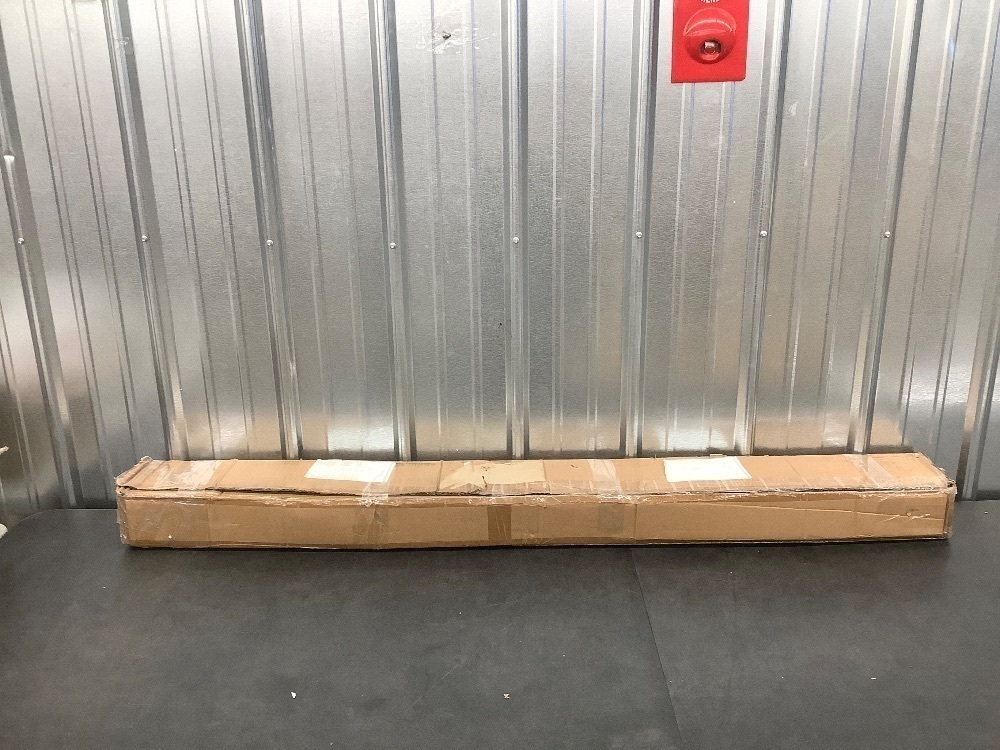 5FT Box Rail Hardware Heavy Duty Steel Sliding Barn Door Track, Ceiling Mount Kit - Image 4 - Lot 4585