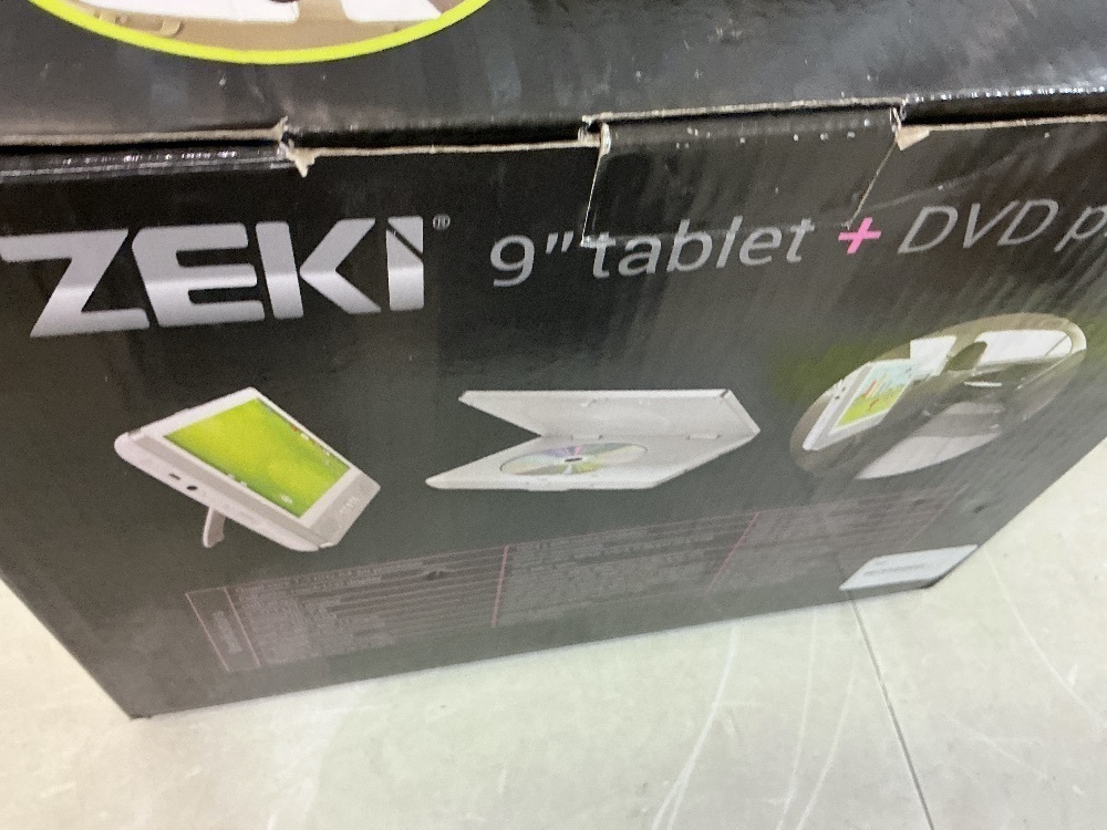 Zeki tblet with buildt in DVD player, internet works. Some apps are not upgradable. - Image 2 - Lot 5