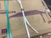 PURPLE LEAF 12 ft.x 26 ft. Bronze Aluminum Power-Coated Frame Galvanized Steel Double Roof Hardtop Gazebo, Hooks, Netting, Khaki Curtain - Thumbnail 6