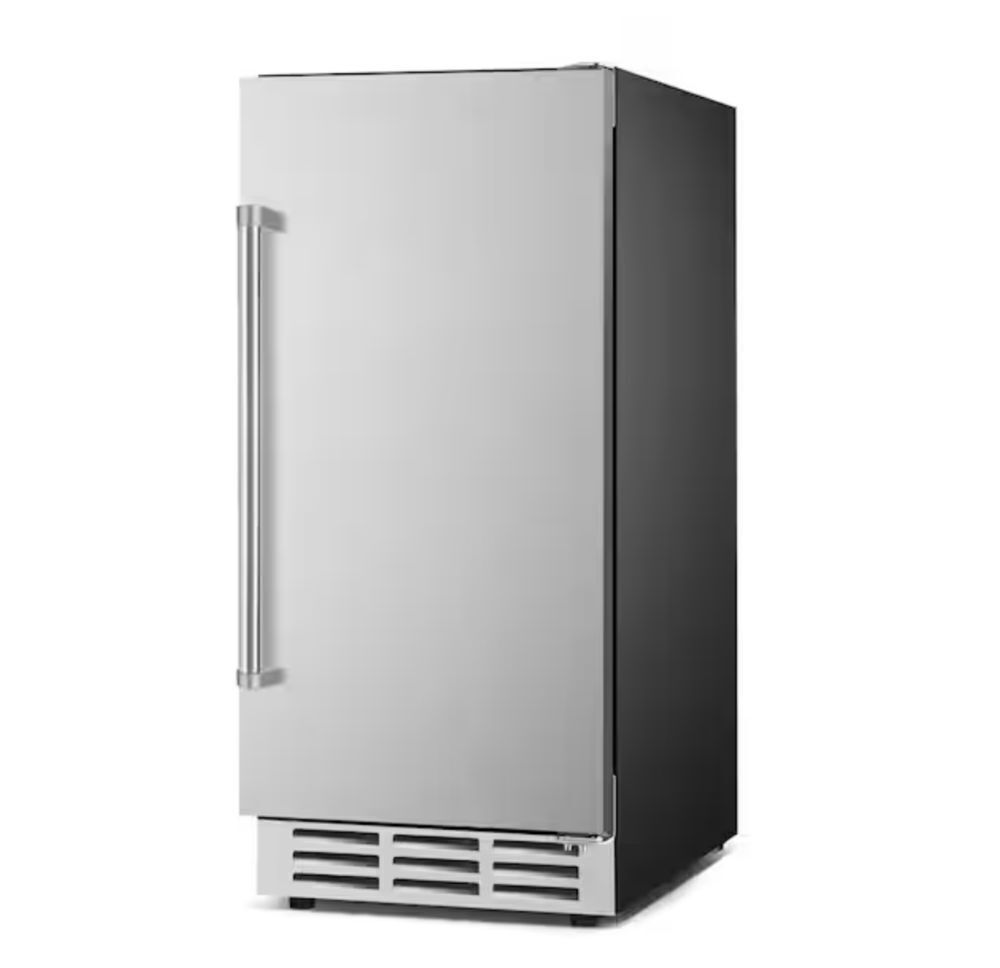 3.1 cu.ft. 128-Cans Built-In/Freestanding Outdoor Cooler Fridge in Stainless Steel, Antifouling, Waterproof - Image 1 - Lot 7JF
