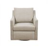 Martha Stewart Christian Swivel Armchair Natural - Thumbnail 1