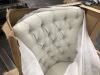 Madison Park Isa Ivory Button Tufted Wingback Chair - Thumbnail 3
