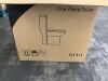 One-Piece 1.1/1.6 GPF Dual Flush Round Toilet in White Soft Close Seat - Thumbnail 3