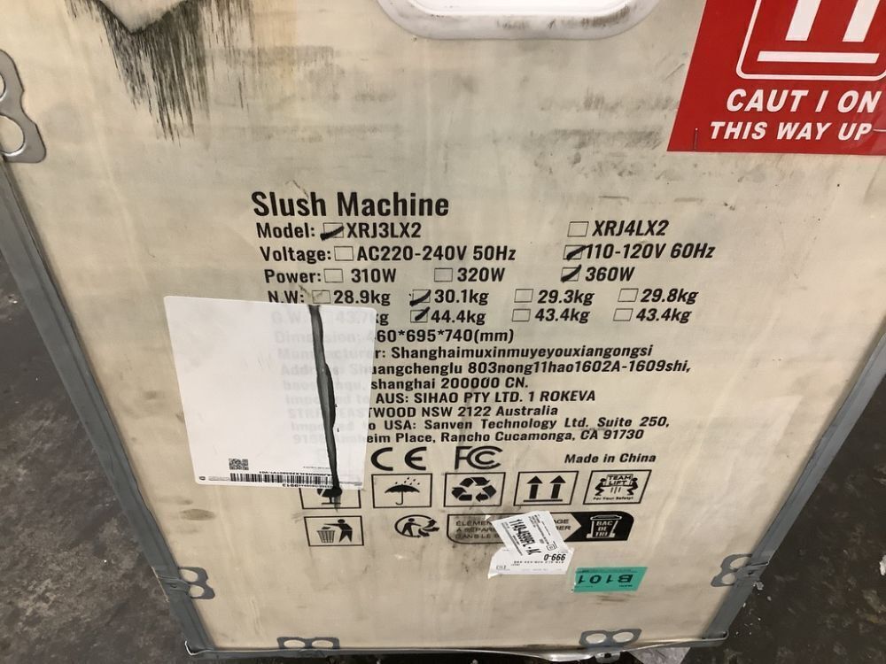 VEVOR 24 Cups Stainless Steel Commercial Slushy Machine, 3Lx2 Double Tank - Image 6 - Lot 24