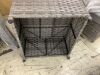 Bella Gray 6-Piece Wicker Outdoor Sectional Set with Dark Gray Cushions - Missing 2 Foot Levelers & 2 Leveler Inserts - Thumbnail 23