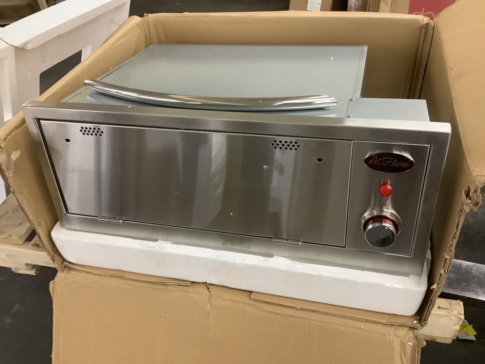Cal Flame 2-in-1 Drop-In Stainless Steel Propane Warmer and Pizza Oven - Image 6 - Lot 33SK