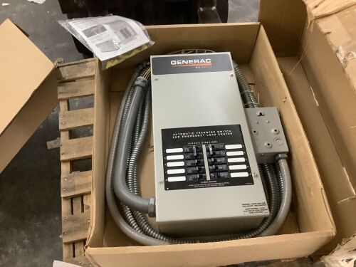 Generac EZ Switch Pre-Wired Automatic Transfer Switch w/10 Circuit Load Center - Lot 43SK